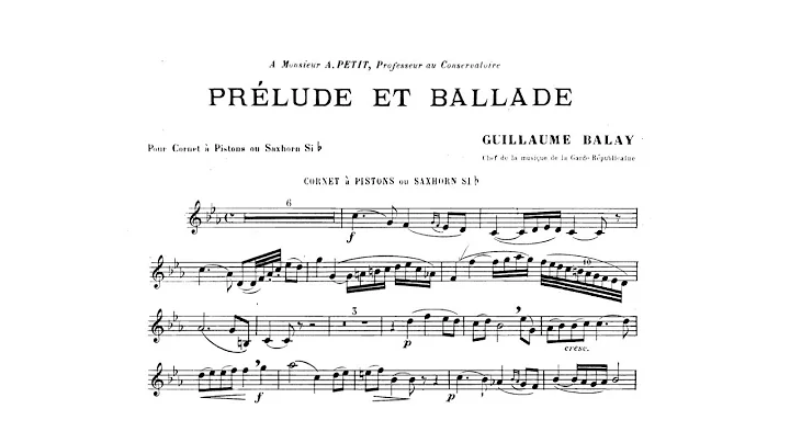 Guillaume Balay: Prlude et ballade (Kristian Steen...