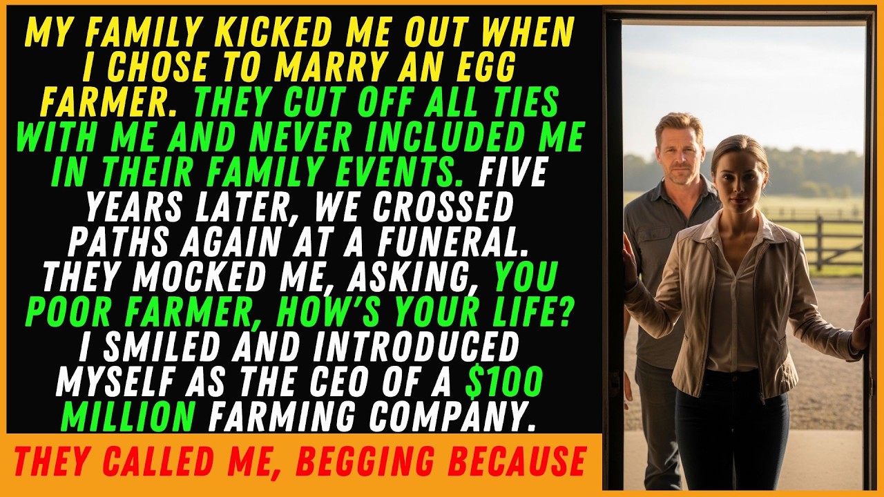 My Family Kicked Me Out For Marrying An Egg Farmer. Years Later, They Were Begging At My Door