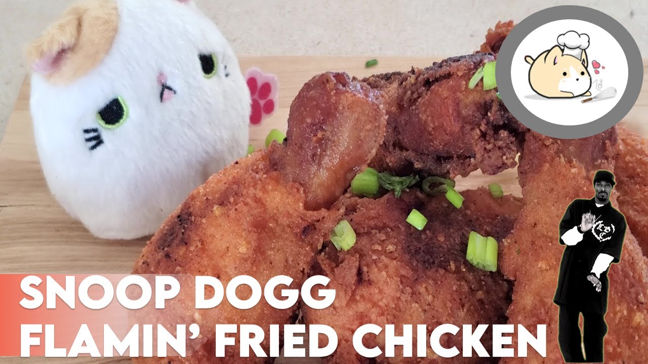 Trying Snoop Dogg Flamin' Fried Chicken Recipe ASMR ...