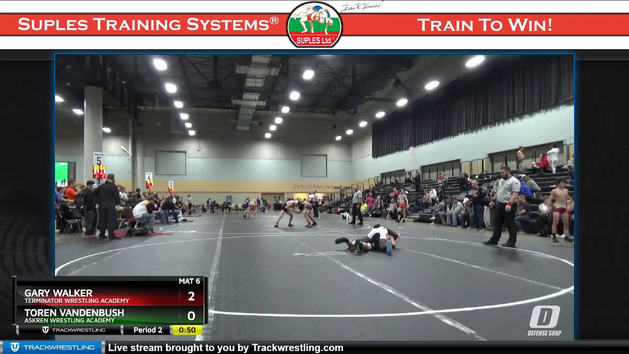 G 7-8 128 Gary Walker Terminator Wrestling Academy Vs Toren Vandenbush Askren Wrestling Academy