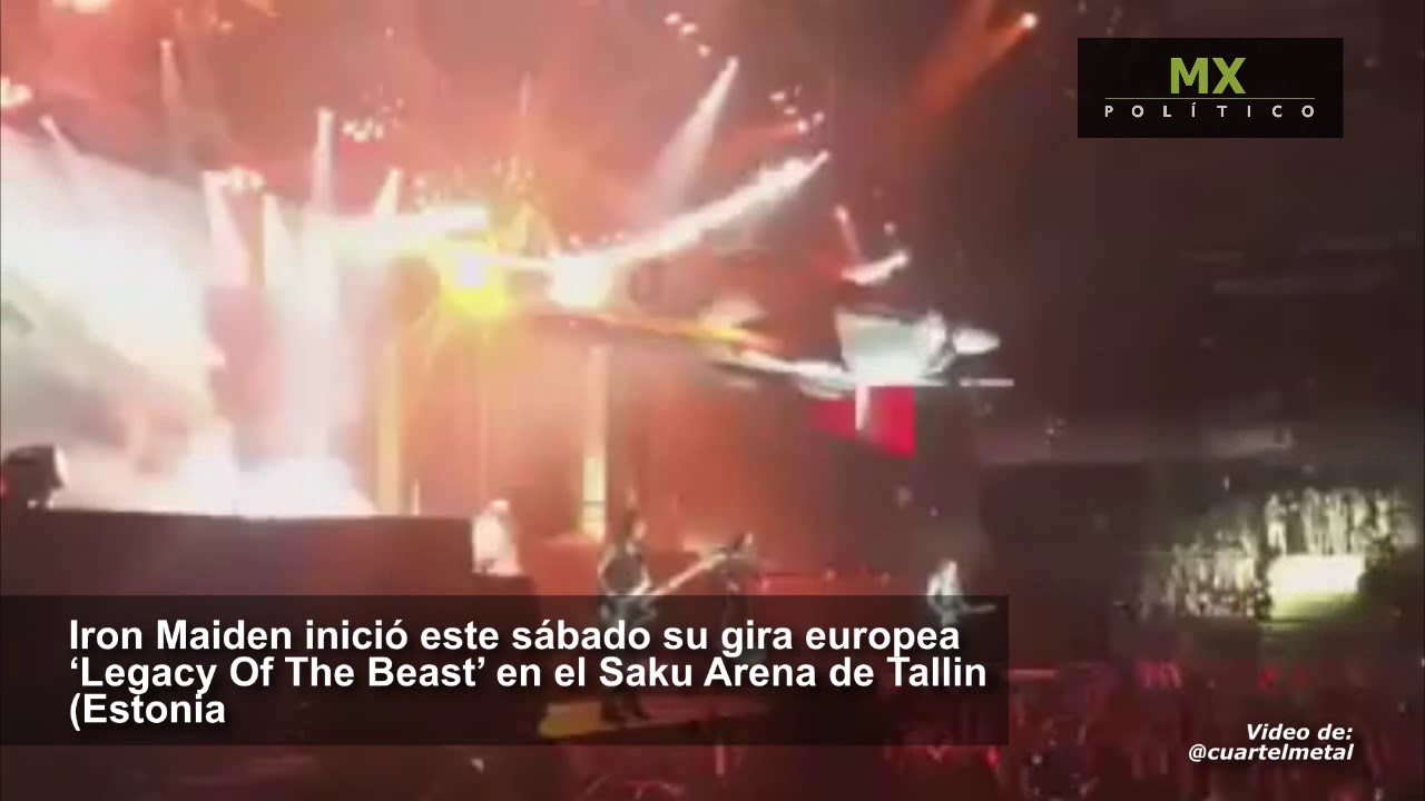 Iron Maiden arranca su gira ‘Legacy Of The Beast’ - YouTube