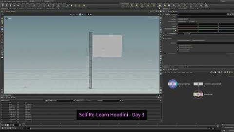 Self-learn Houdini - Day 3 - Play Vellum Cloth and Soft Body