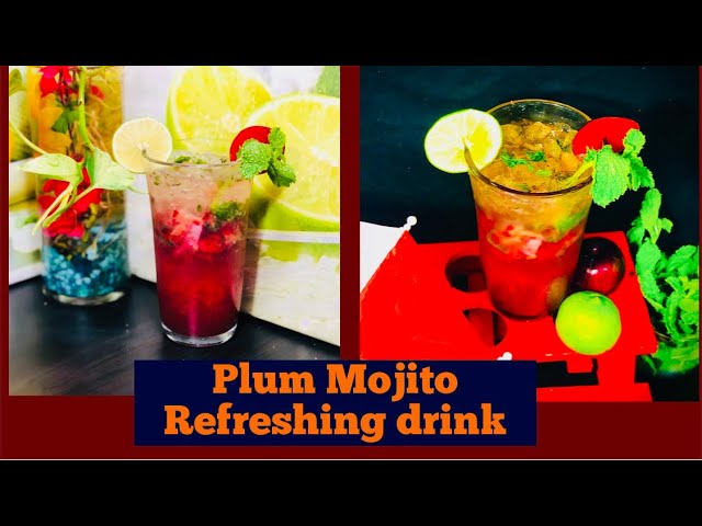 Virgin Mojito | Mojito | Plum Mojito | Summer Refreshing Drink | Perfect Home Kitchen and Garden