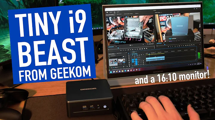 ¡Descubre el poderoso Mini PC Geekom IT13 con procesador Intel i9 y monitor PM 16!
