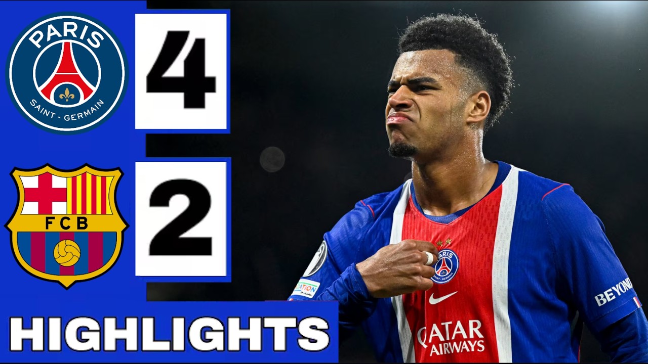 PSG vs Barcelona 4-2 Highlights | UEFA Champions League 2026-27 | Psg Barcelona