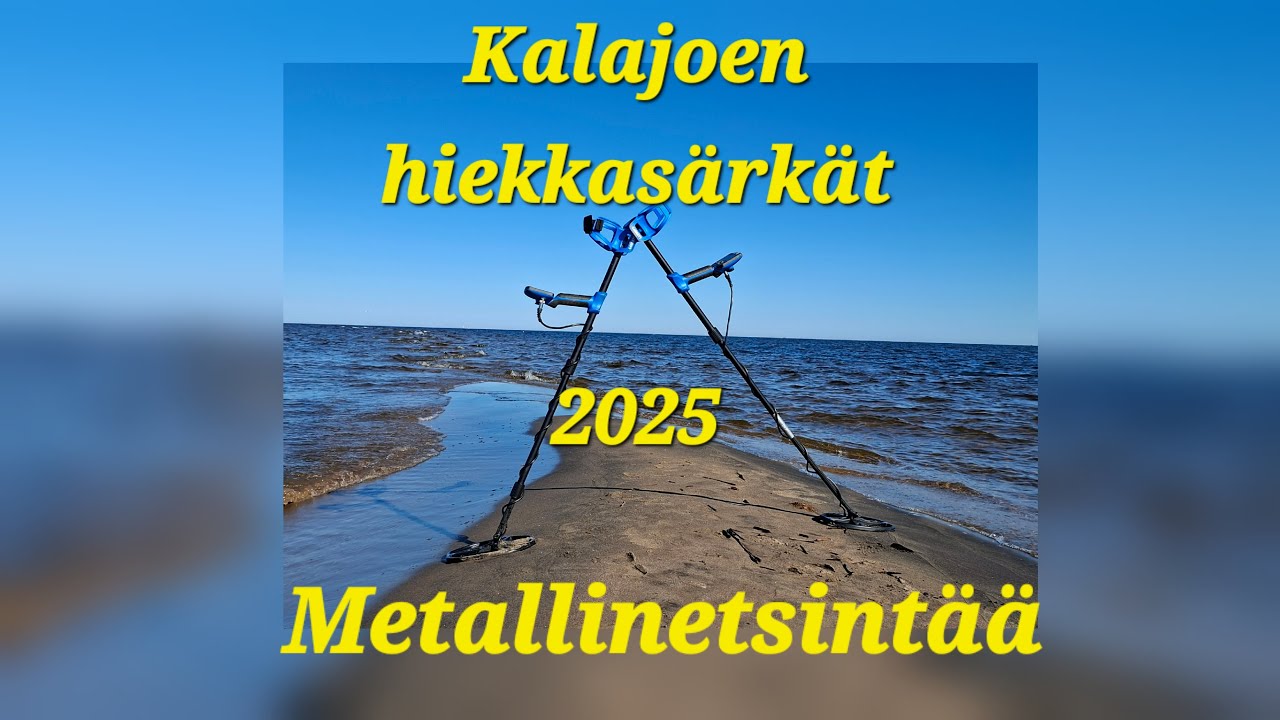 Metallinetsintää -  Kalajoen hiekkasärkät 2025 #metallinetsintää #metaldetecting #kalajoki