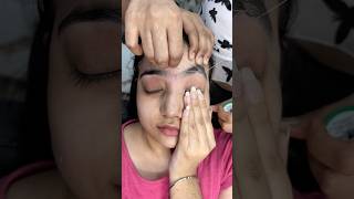 Eyebrow Threading Perfect Eyebrow Shape | Clean & Beautiful Brows ✨ #EyebrowShaping
