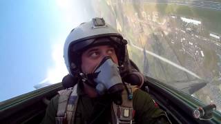 Incredible cockpit footage of MiG-29 at Fairford Air Tattoo RIAT