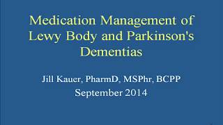 Medication Management of Lewy Body and Parkinson's Dementias screenshot 5