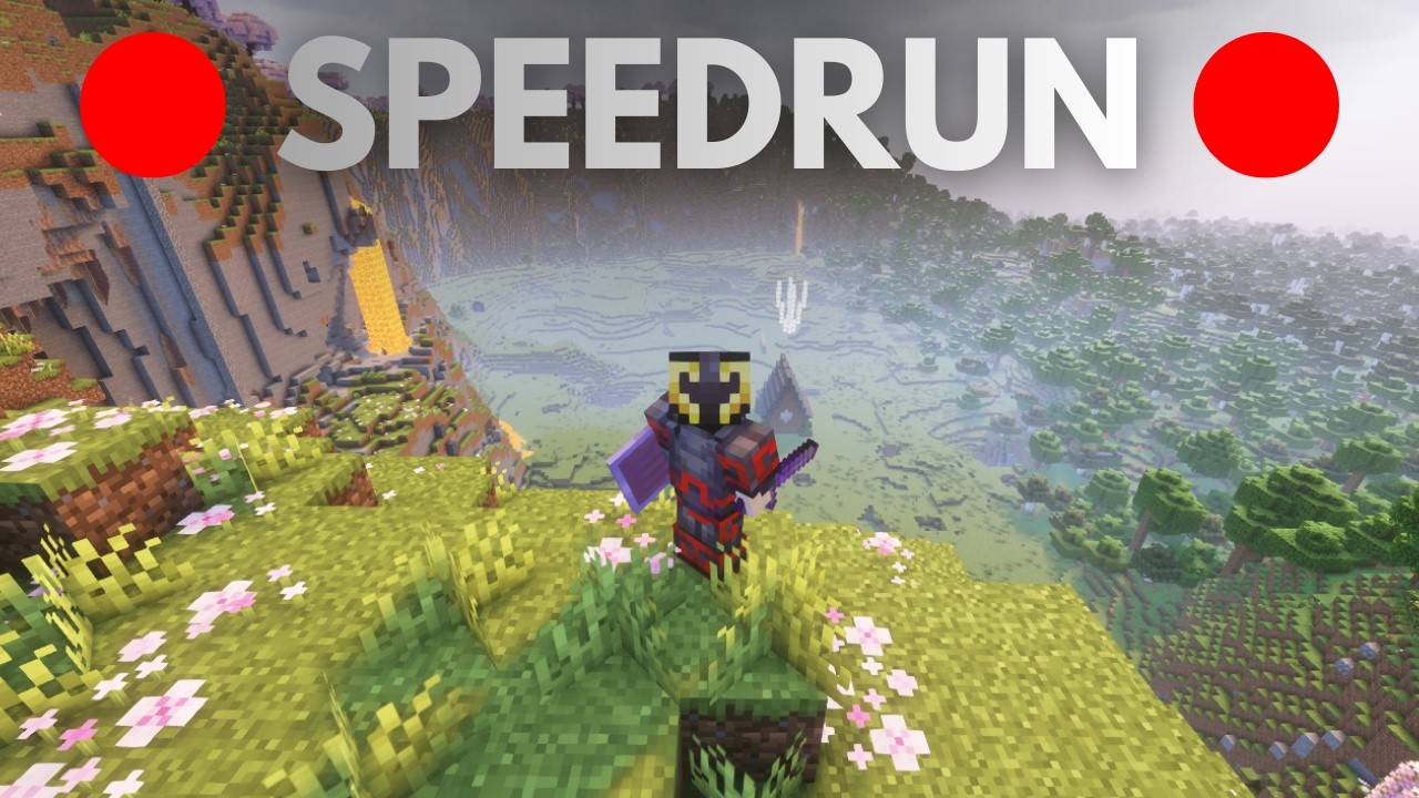 Speedrunning Minecraft 🔴#1