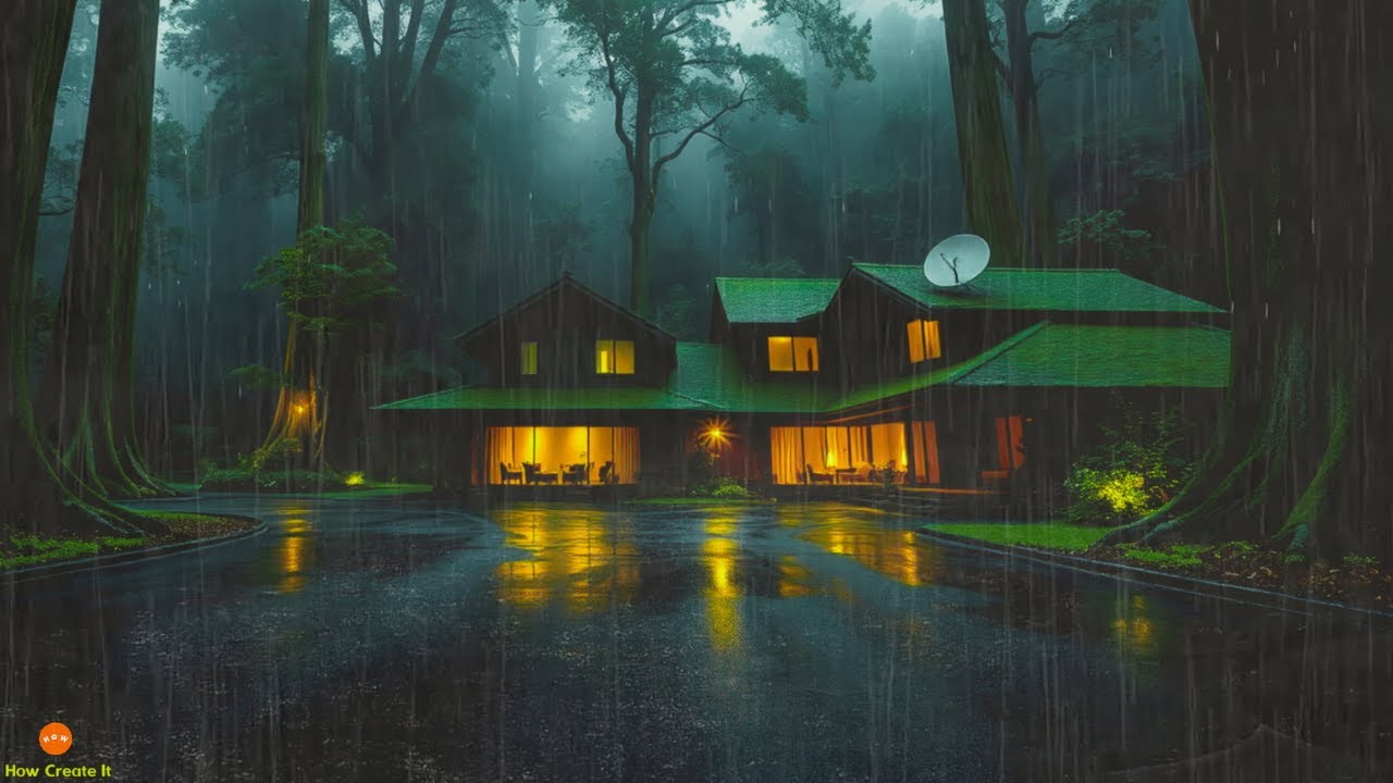 Peaceful Heavy Rain Sound in the Evening for a Calm, Cool & Deeply ...