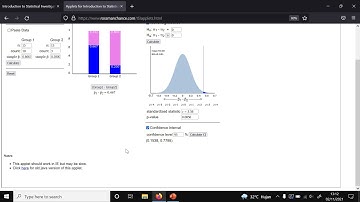 Tutorial Applet Two Proportion Test Theory Based
