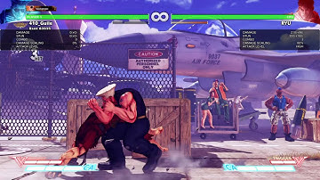 STREET FIGHTER V Guile Meaty Setup