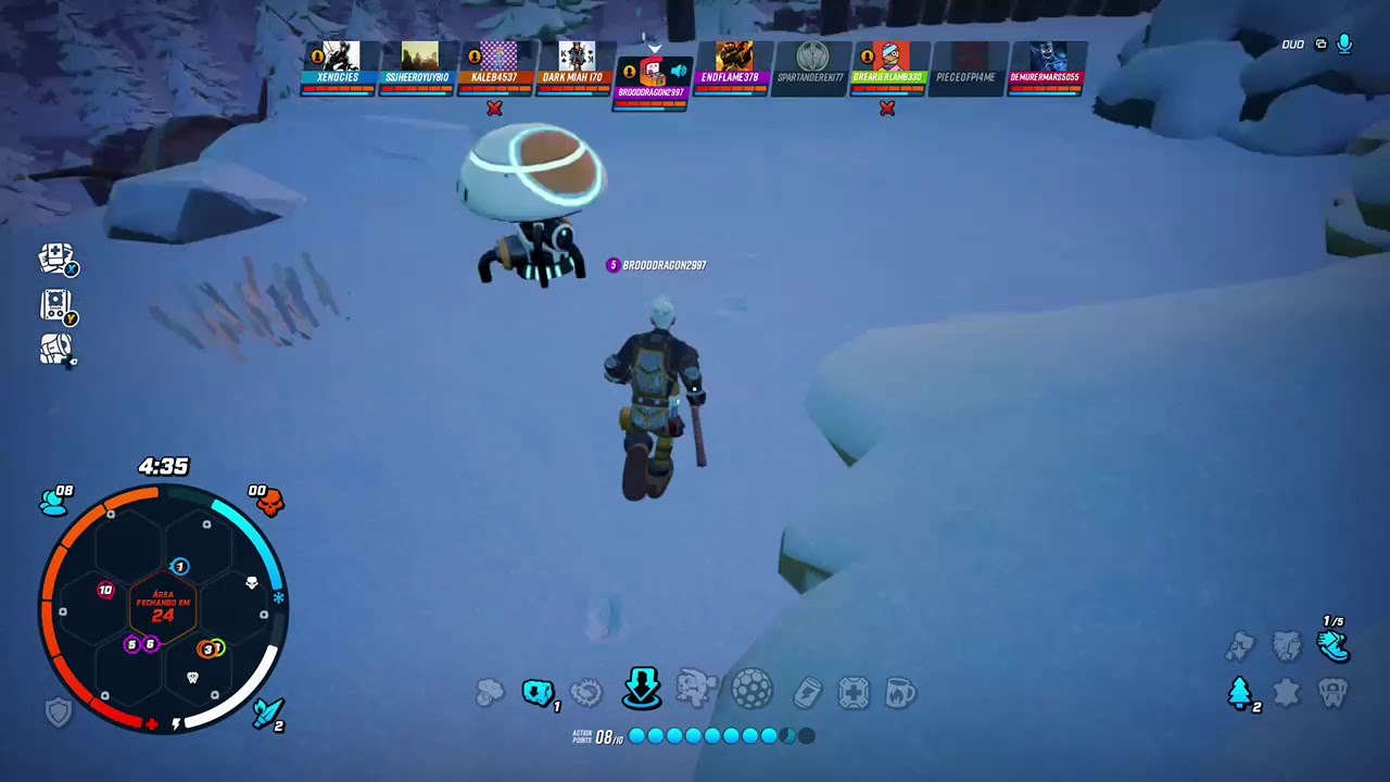 Jogando Darwin Project - Combo Mortal: Nuclear + Lava