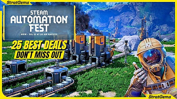 Top 25 Best Factory & Automation Games [Steam Automation Fest]
