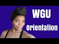 WGU Orientation | Admission Process