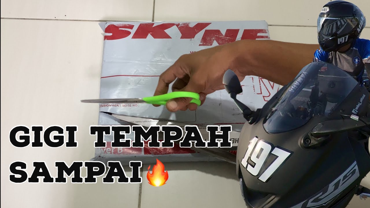 Unboxing : gigi tempah! (Custom sprocket & chain set)