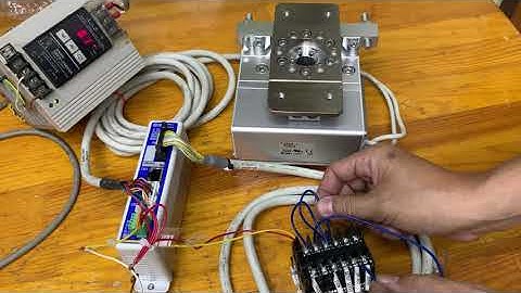 SMC LECP6N1D-LER50K-2, Electric Rotary table, testing.