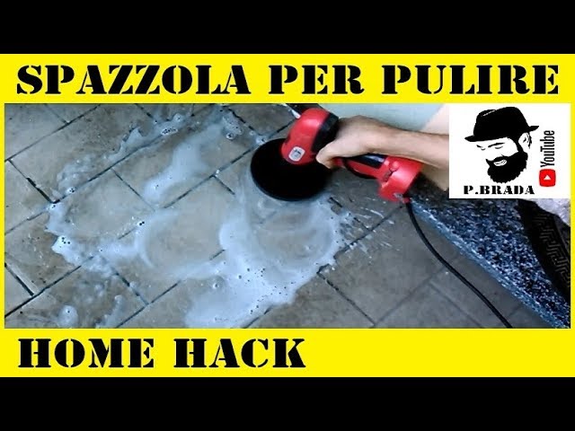 Come fare una Spazzola per pulire riciclando vecchio avvitatore by