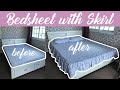 Style 4 : How to make Bed sheet w/Skirt | DIY Bedsheet W/Skirt | For Beginners