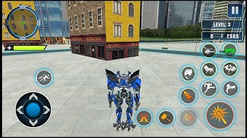 Elephant vs Lion Robot Game - Android Gameplay