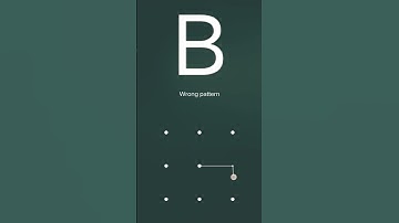 pattern lock style open the challenge