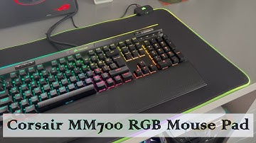 Corsair MM700 RGB Extended Cloth Gaming Mouse Pad Unboxing