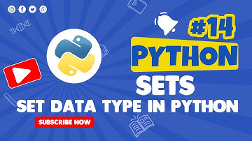 14 Python set data type