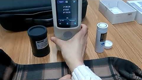 [Demonstration Video] 3nh ColorReader CR3, SpectrocolorrederCR9+