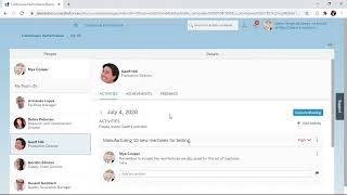SuccessFactors Continuous Performance - How a manager provides coaching advice
