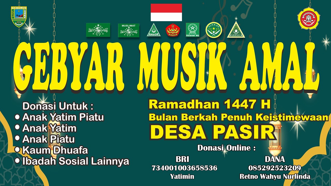 🔴 LIVE GEBYAR MUSIK AMAL HARI KE 9 || DEWA KELANA MUSIK || DS. PASIR AYAH KEBUMEN