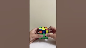 2-look oll part 2.oll case 22 algorithm. #cubealgorithms #cubing #shorts. 😊