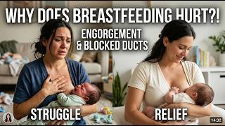 Your Breasts Hurt While Breastfeeding ENGORGEMENT & BLOCKED MILK DUCTS Explained | Relief Tips