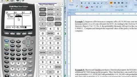 Ch 6 - Part 3 of 6 - Math 133 TI-83/84
