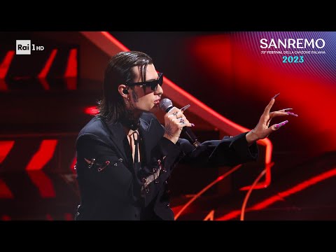 Sanremo 2023 - Rosa Chemical canta 'Made in Italy'
