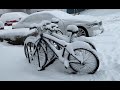 Scènes de la tempête qui a ensevelit Montréal sous la neige en décembre 2023!