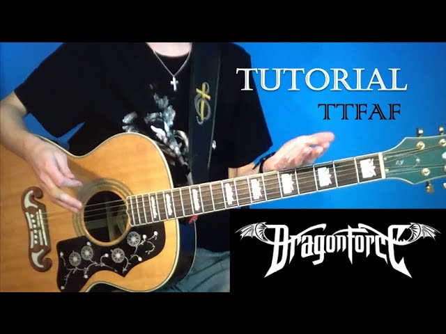 Dragonforce - Through the Fire and Flames || Guitar Lesson ||  Intro Guitar Lick Tutorial