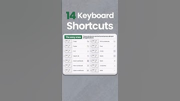 14 Keyboard Shortcuts you Already Know #excel #exceltips #exceltutorial