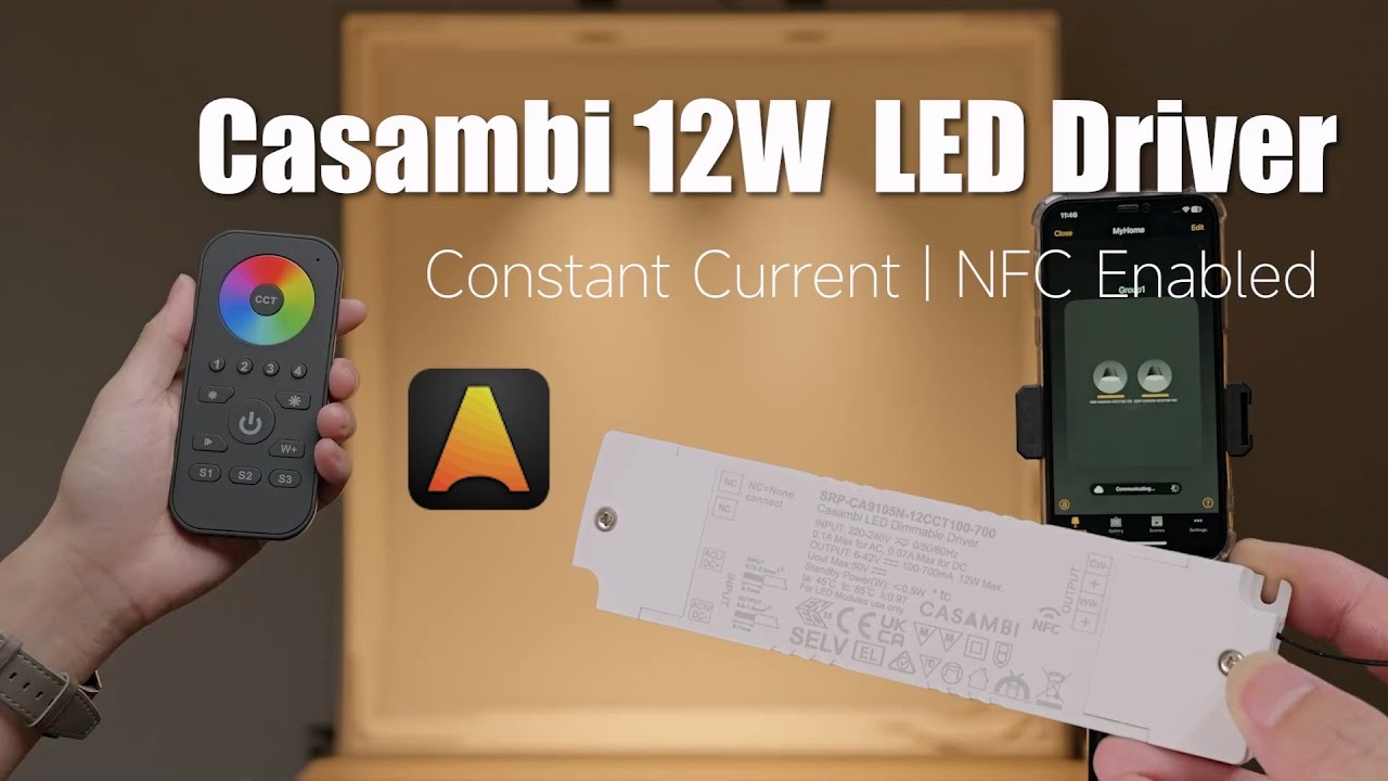 Casambi 12W 2CH NFC Enabled LED Driver (Constant Current) SRP