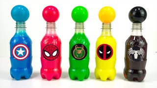 Asmr 5 Surprise Bottles With Kinetic Sand Color Reveal & Satisfying Sounds