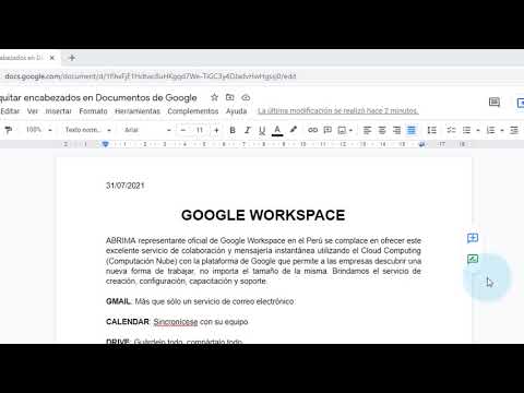 Video: ¿Cómo elimino un encabezado de la segunda página en Google Docs?