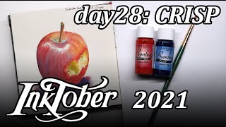INKTOBER 2021 // day 28: CRISPY // Ink drawing demo