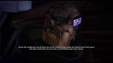 Mass Effect 1: Renegade Garrus talk about Dr. Saleon