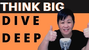 How to answer Think Big and Dive Deep Interview Questions & Answers | Amazon Leadership Principles