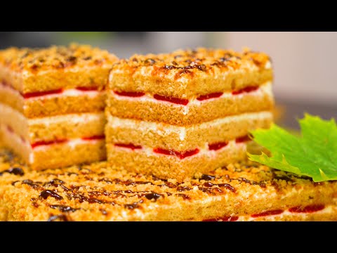 ЛЕНИВЫЙ МЕДОВИК за 30 минут!😍 НИКАКОЙ РАСКАТКИ! | Кулинарим с Таней