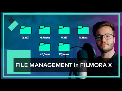 Projekte RICHTIG Organisieren - FILE MANAGEMENT in FILMORA X | FilmoraX User-Showcase