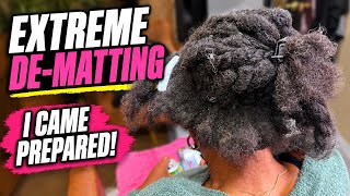 Dollar Tree Run Before My EXTREME De-Matting Appointment| Prepping for severe Detangling