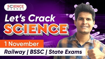 1 November🔥Let’s Crack Science by Neeraj Sir | Railway & All Other Exams Question | Daily 10 AM