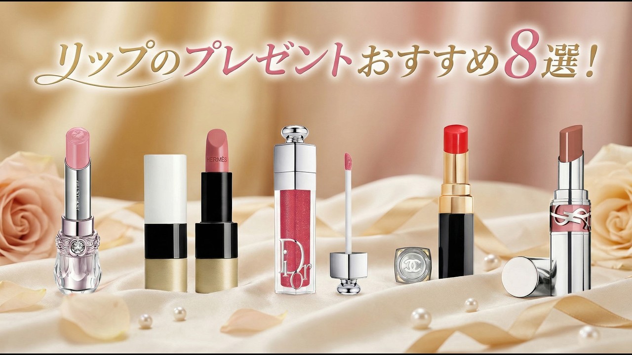 リップのプレゼントおすすめ８選！【女友達・彼女にも】