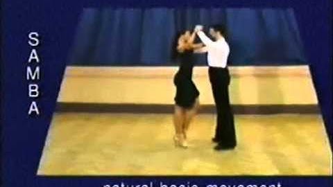 Samba dance steps 01. Natural basic movement